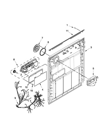 Inner door parts