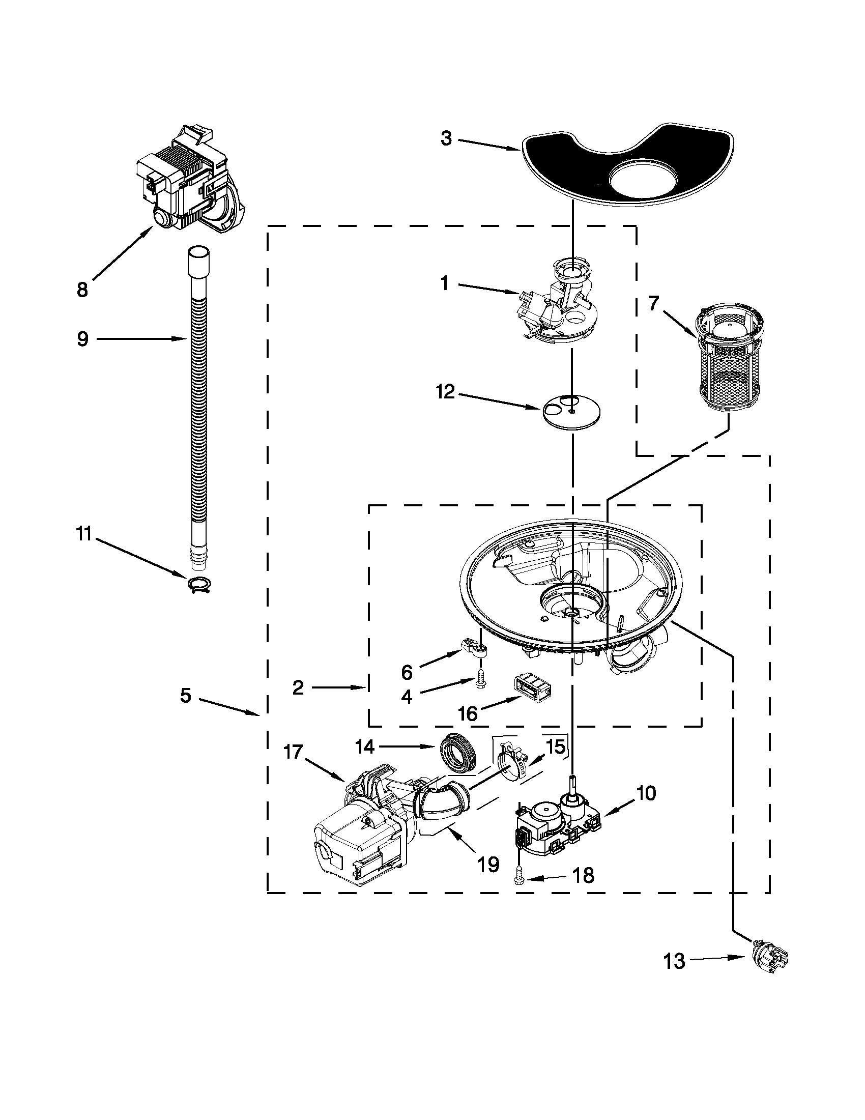 Pump and motor parts
