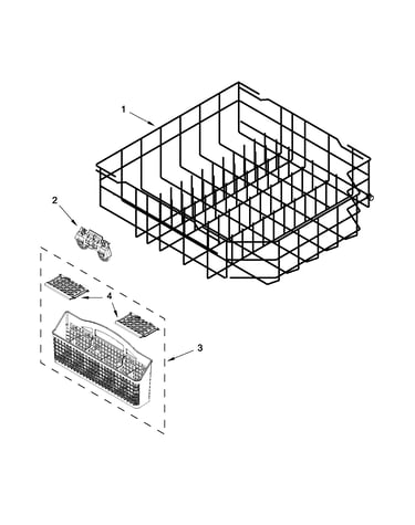 Lower rack parts