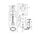 Kenmore 1105072011 basket and tub parts diagram