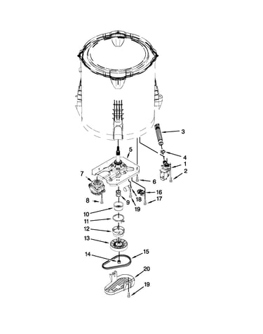 Gearcase, motor and pump parts