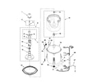 Kenmore 11021102013 basket and tub parts diagram