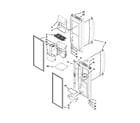 Kenmore 59679243016 refrigerator door parts diagram