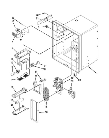 Refrigerator liner parts