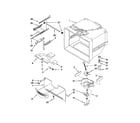 Kenmore 59669972013 freezer liner parts diagram