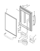 Refrigerator door