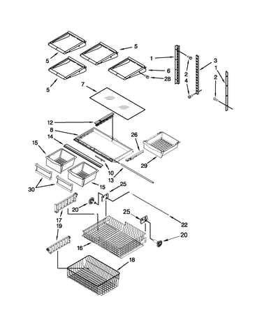 Shelf parts