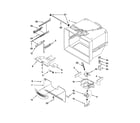 Kenmore 59669963013 freezer liner parts diagram
