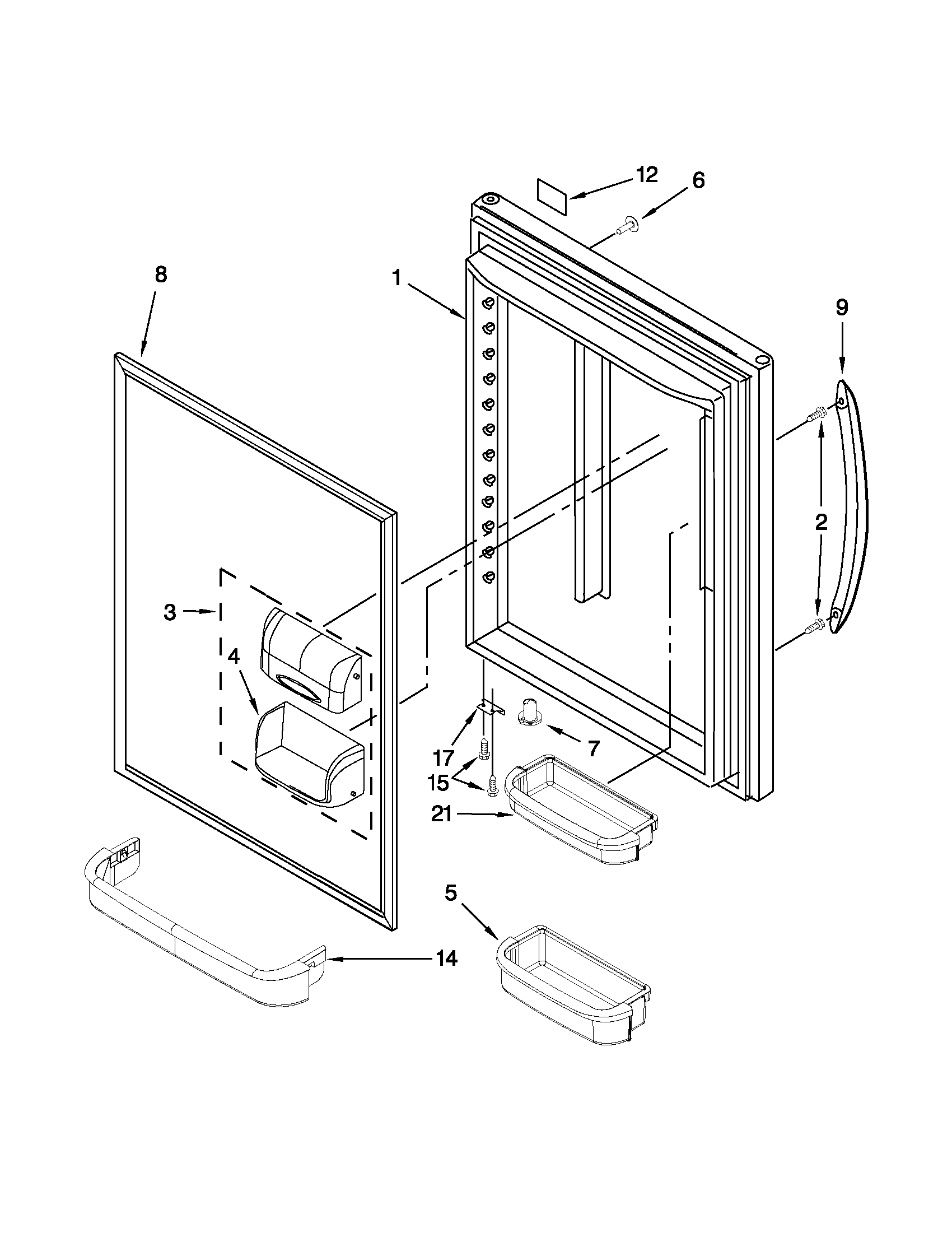 REFRIGERATOR DOOR