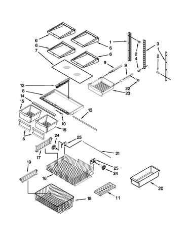 Shelf parts