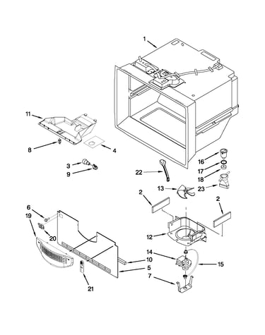 Freezer liner parts