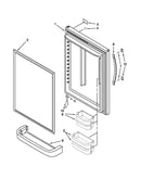 Refrigerator door