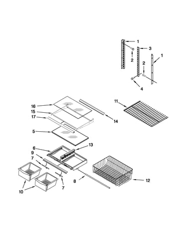 Shelf parts