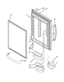 Refrigerator door