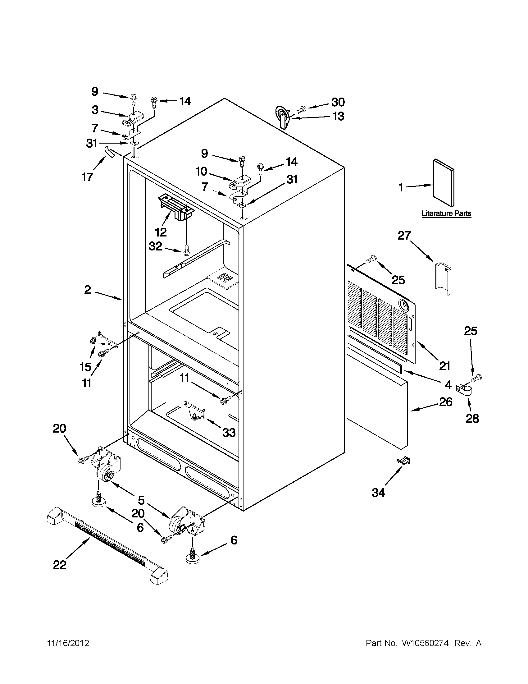 Cabinet parts