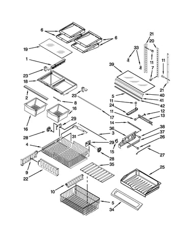 Shelf parts