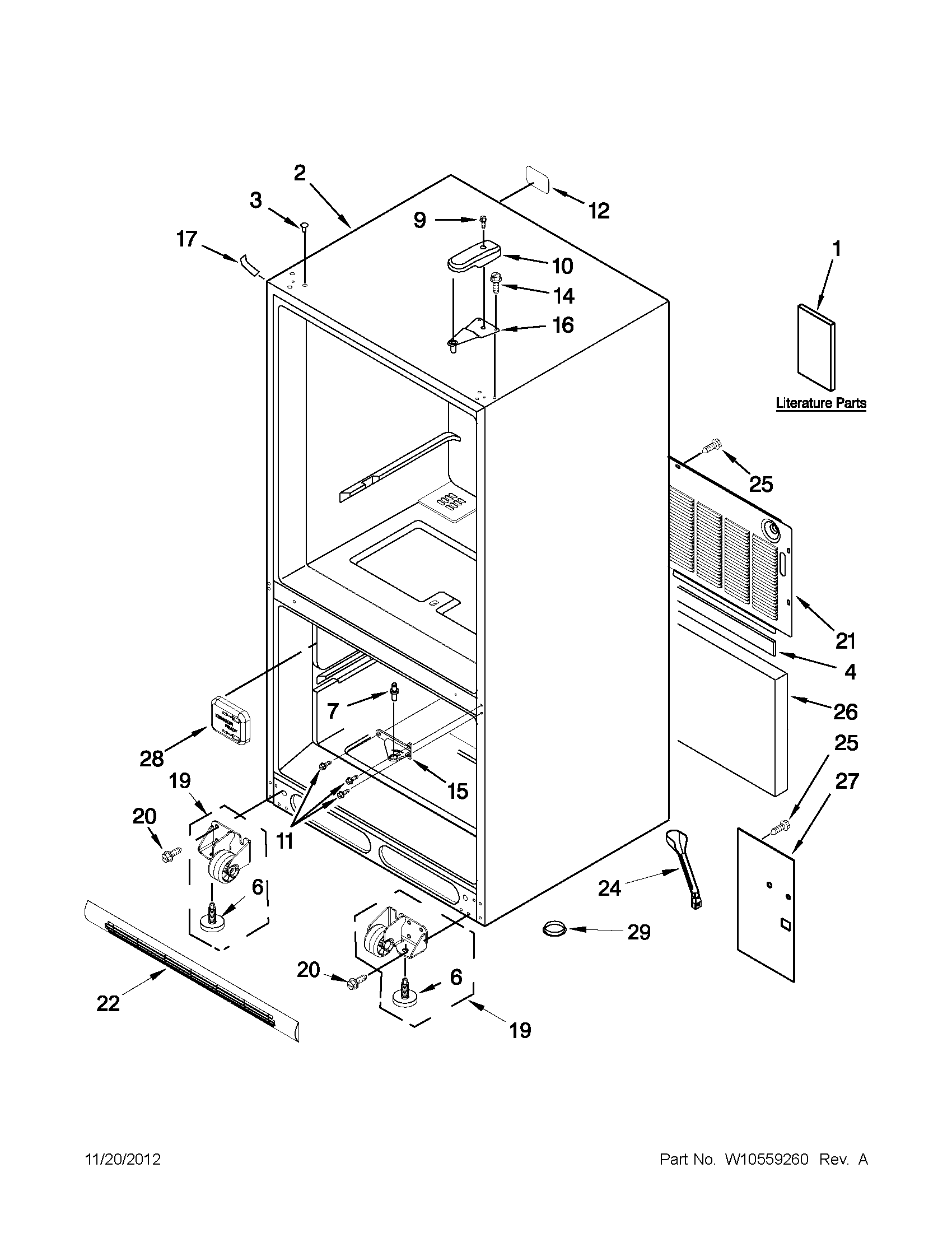 CABINET PARTS