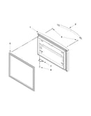 Freezer door parts