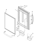 Refrigerator door parts