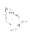 Upper wash and rinse parts
