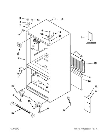 Cabinet parts