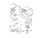 Kenmore 59679532018 freezer liner parts diagram