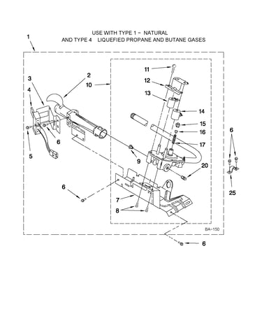 8318272 burner assembly