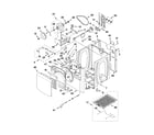 Kenmore 110C67042801 cabinet parts diagram