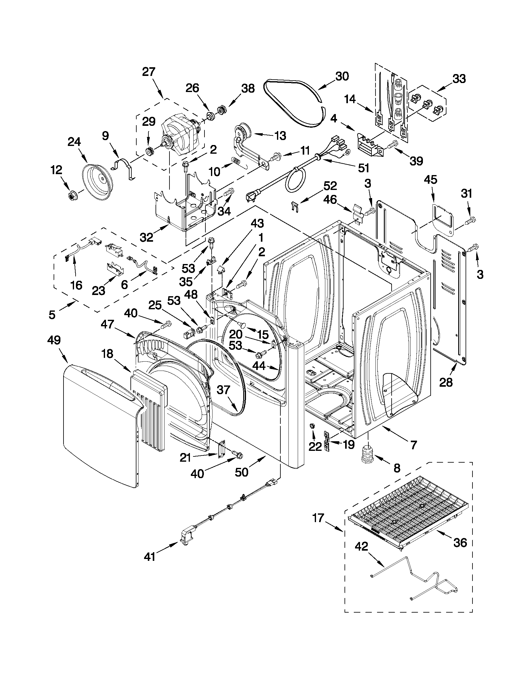 Cabinet parts