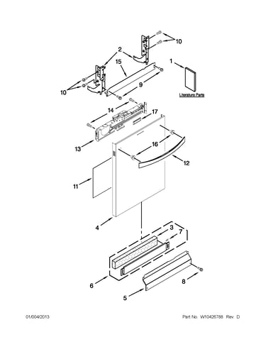 Door panel parts