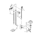 Kenmore Elite 66513963K013 fill, drain and overfill parts diagram