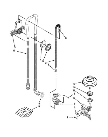Fill, drain and overfill parts