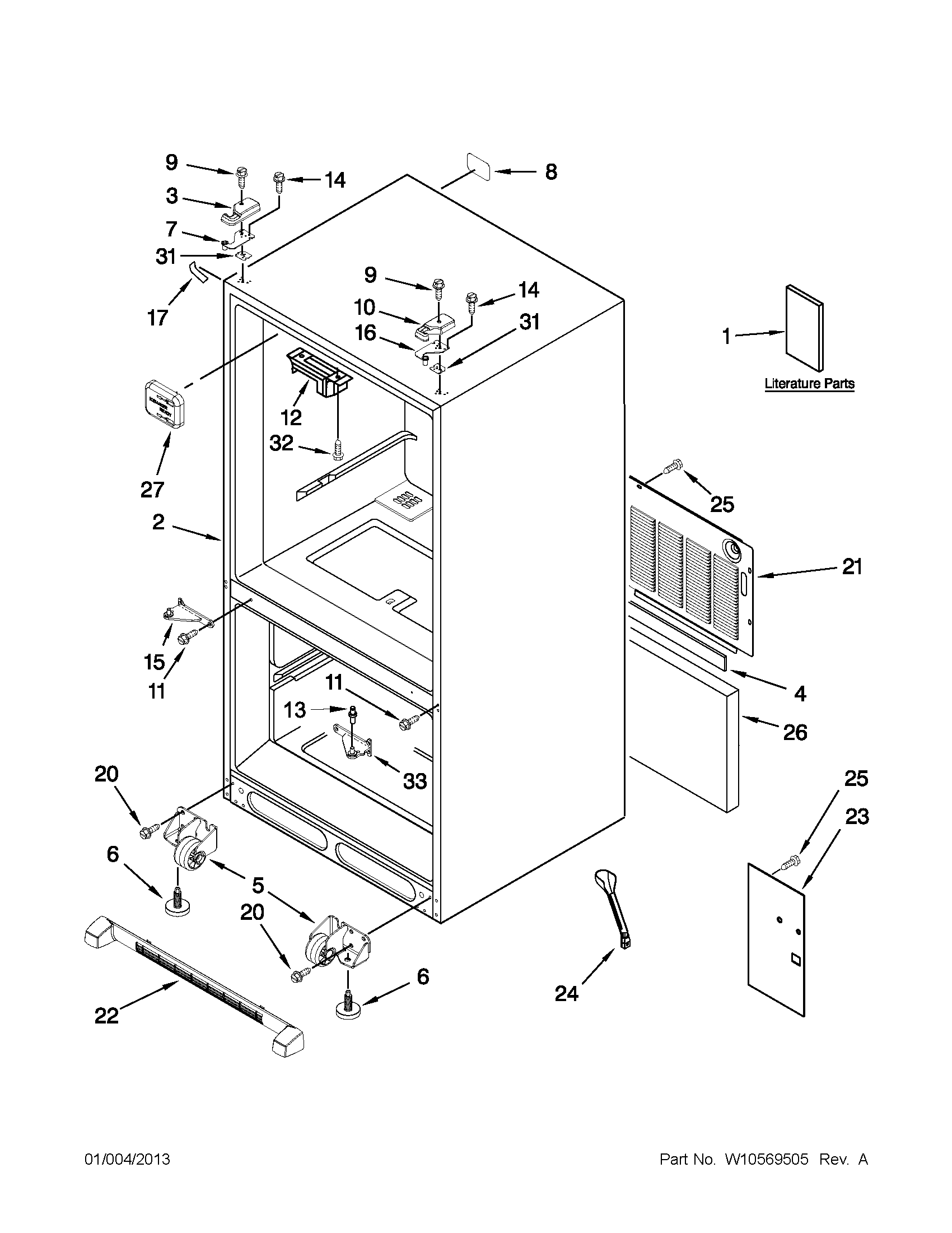 Cabinet parts