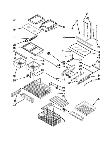 Shelf parts