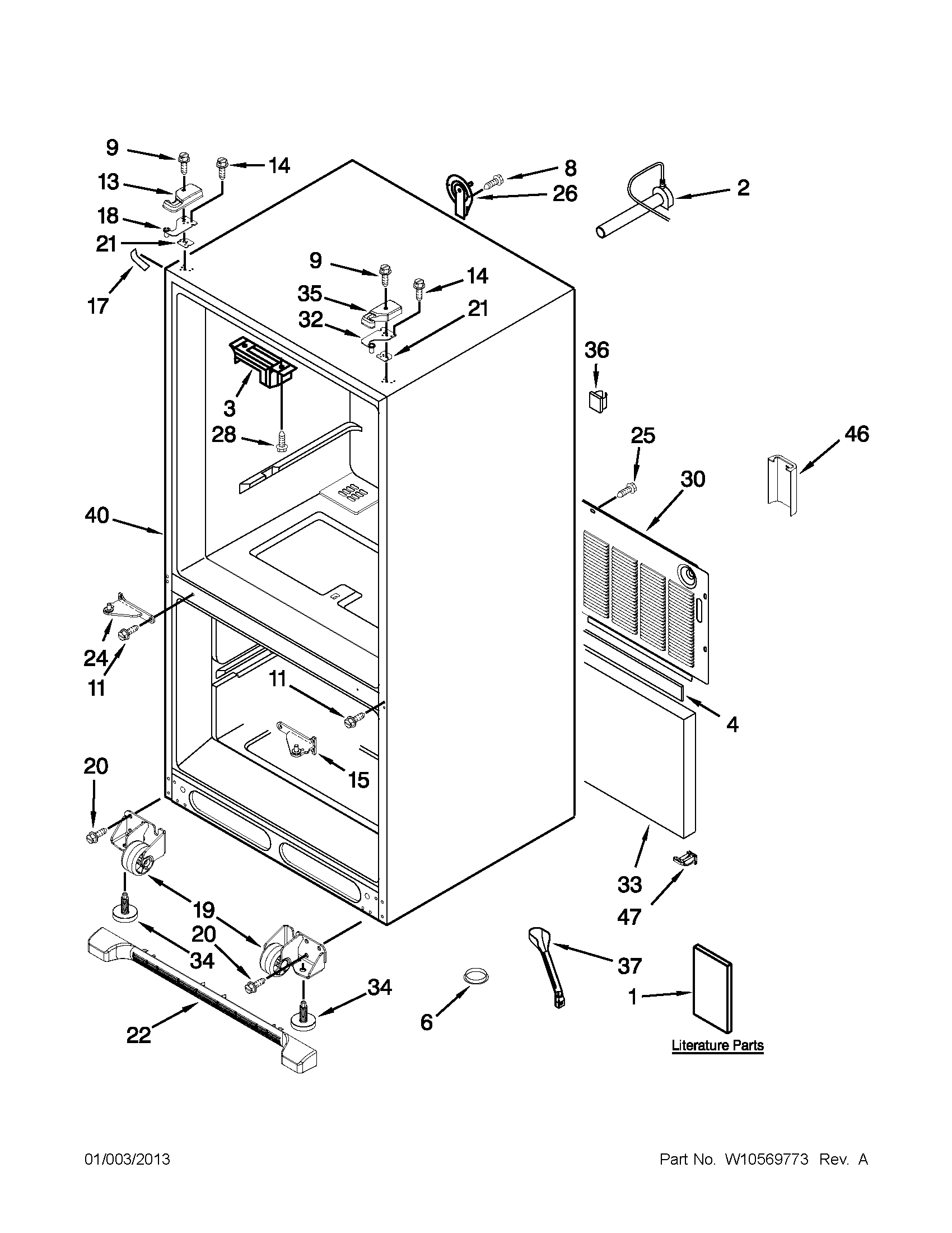 Cabinet parts
