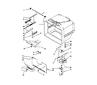 Kenmore 10672013017 freezer liner parts diagram