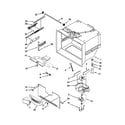 Kenmore 59672003016 freezer liner parts diagram