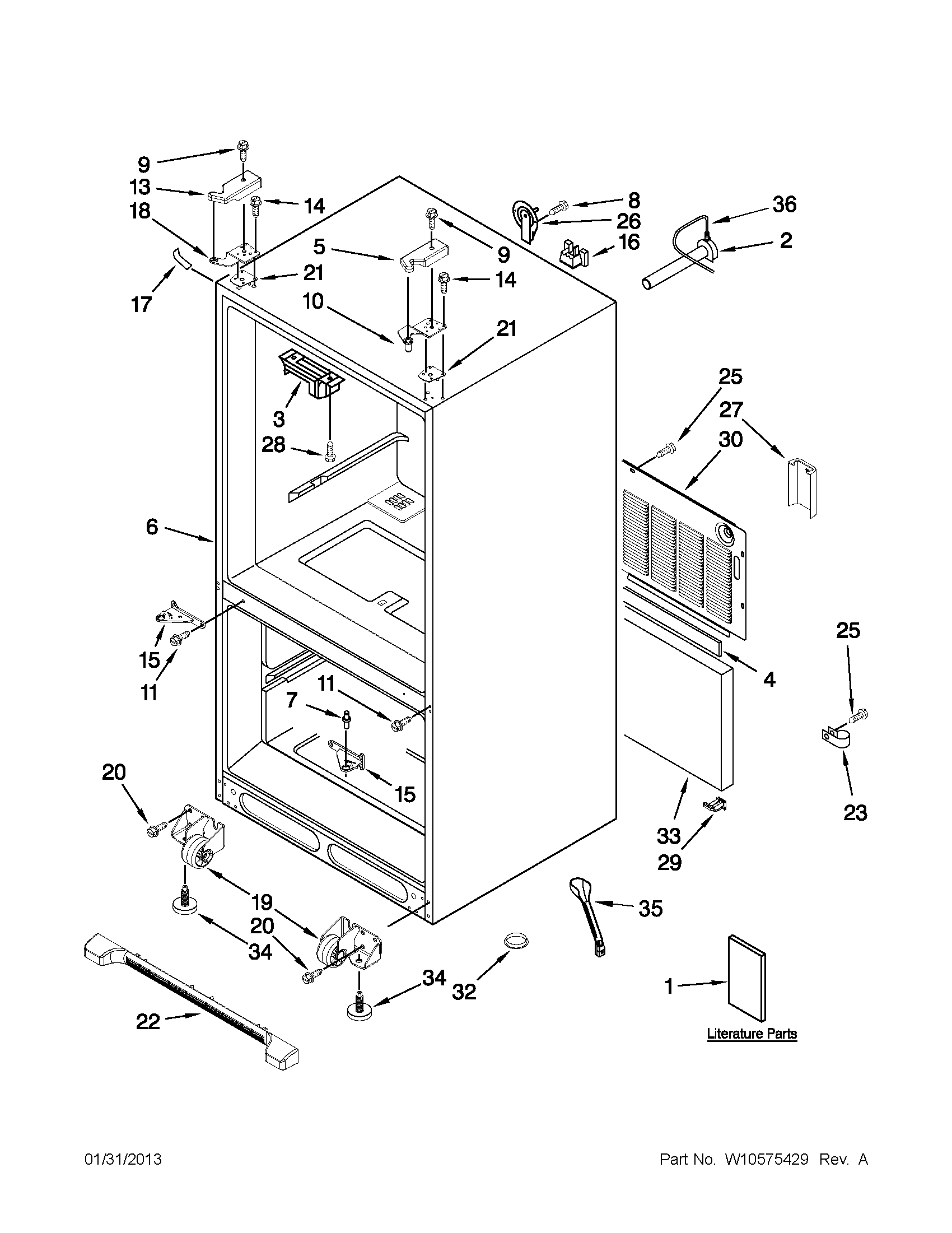 CABINET PARTS