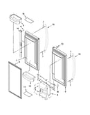 Refrigerator door