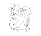 Kenmore 59672019016 freezer liner parts diagram