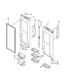 Refrigerator door