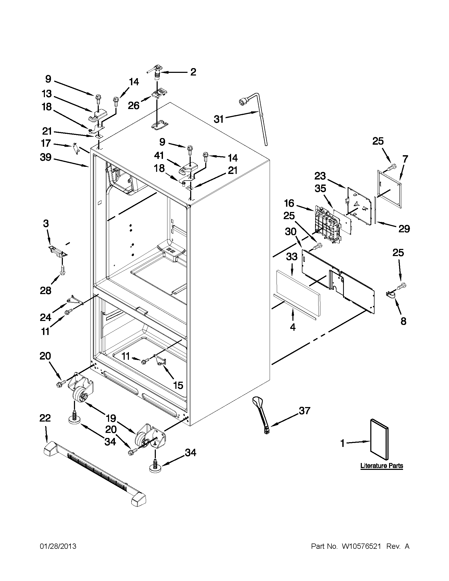 Cabinet parts