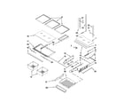 Kenmore 59679249015 shelf parts diagram