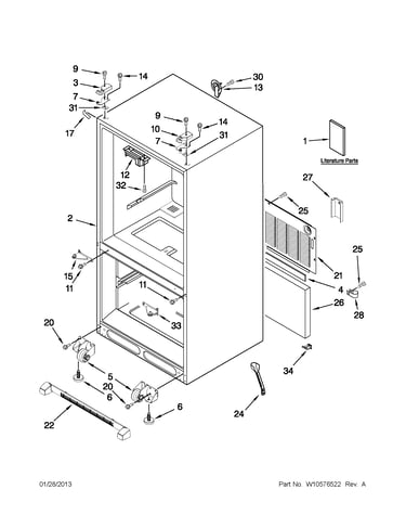 Cabinet parts
