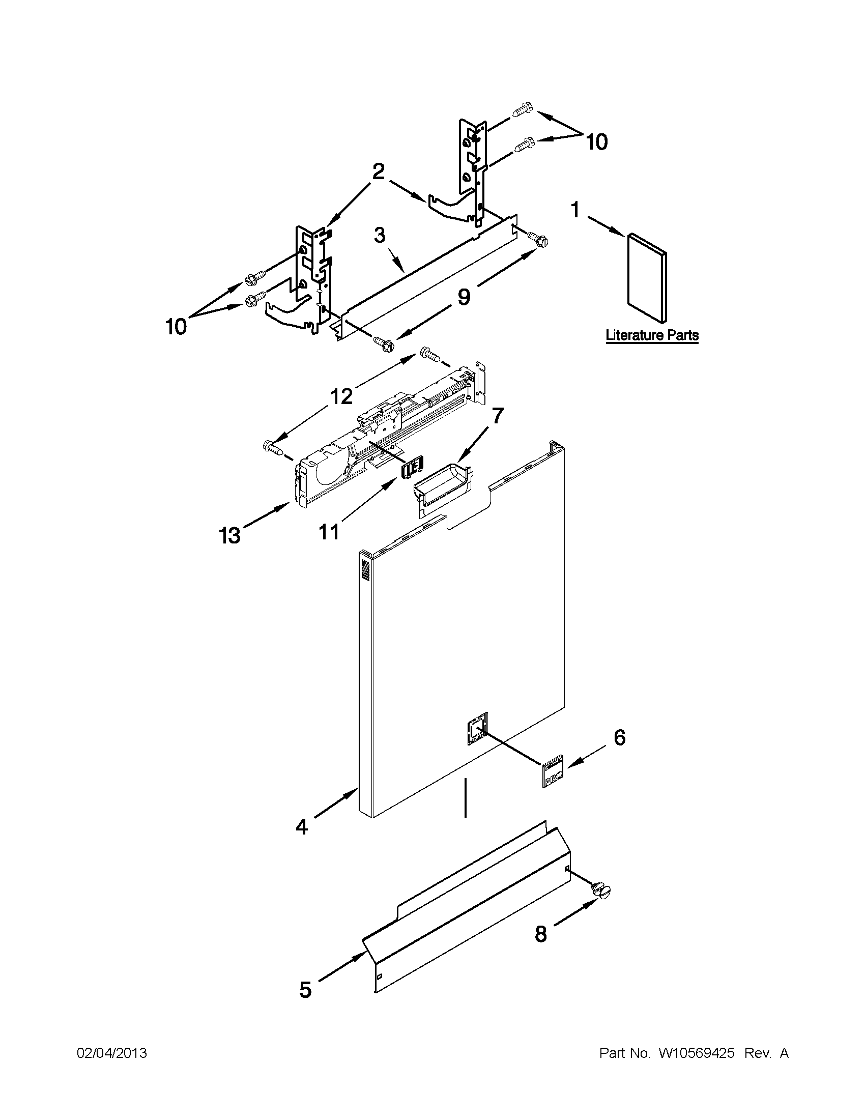 Door panel parts