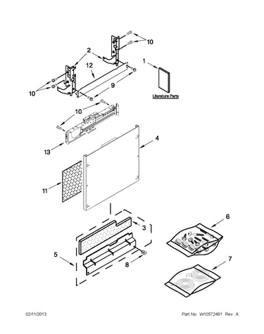 Door panel parts