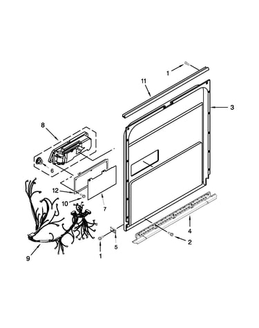 Inner door parts