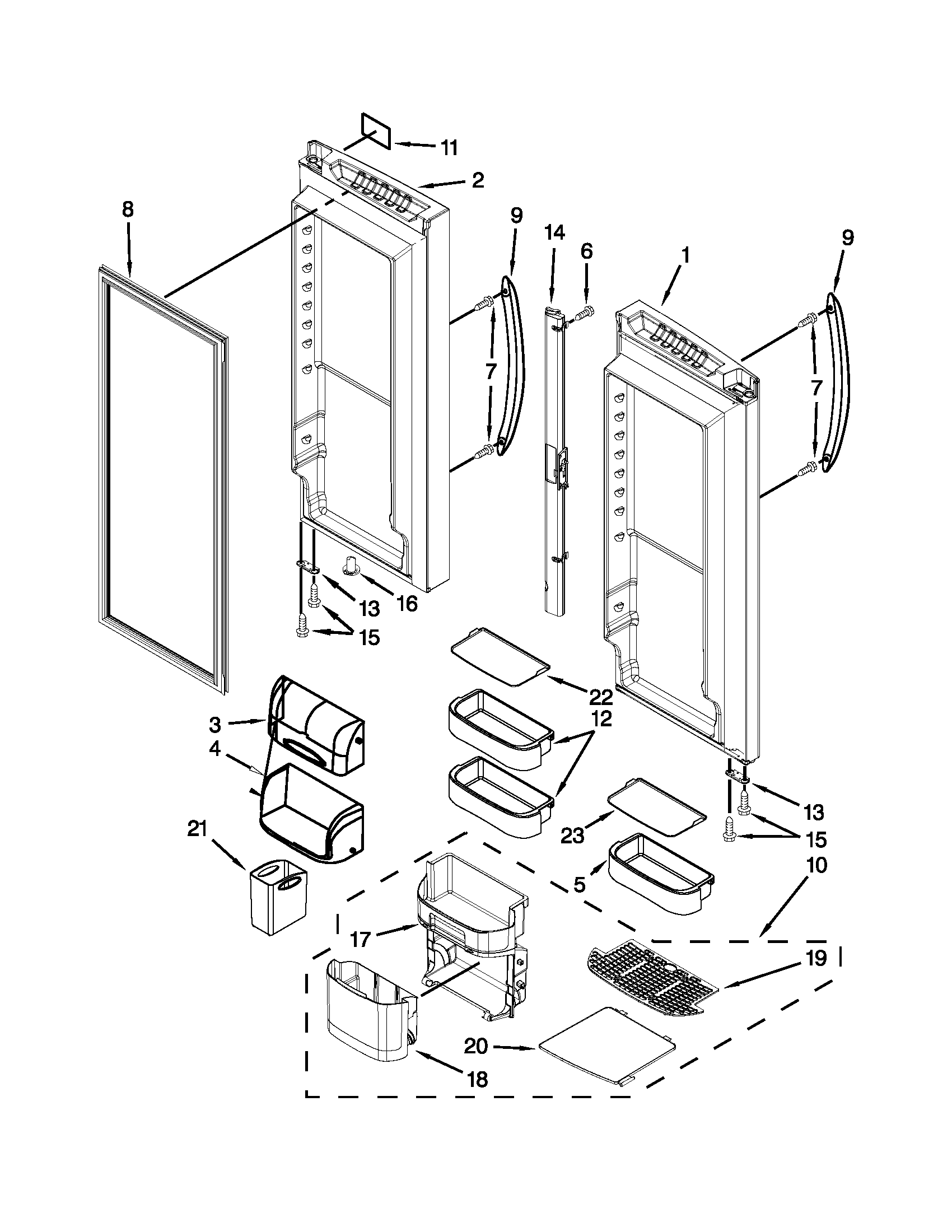 REFRIGERATOR DOOR