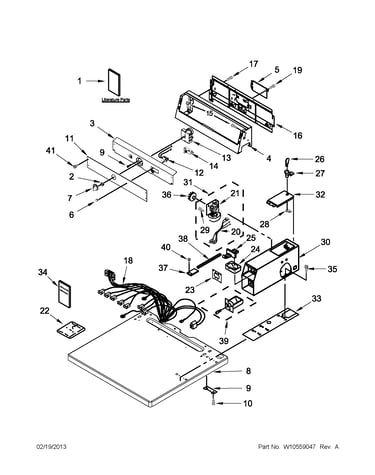 Top and console parts