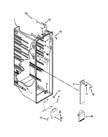 Refrigerator liner parts